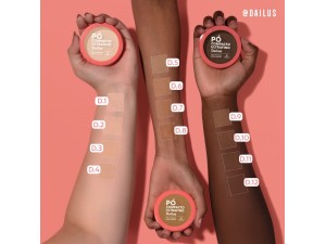 PÓ COMPACTO ULTRAFINO DAILUS D.4 CLARO 10G