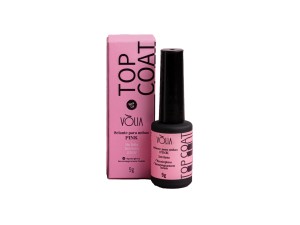 TOP COAT ALTO BRILHO PINK VÓLIA FRASCO 9G