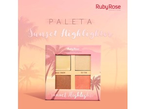 PALETA DARK SUNSET HIGHLIGHTER RUBY ROSE 3,3G