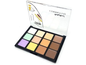 PALETA CORRETIVO CREME RUBY ROSE 12X CORES LIGHT PROFISSIONAL 25,2G